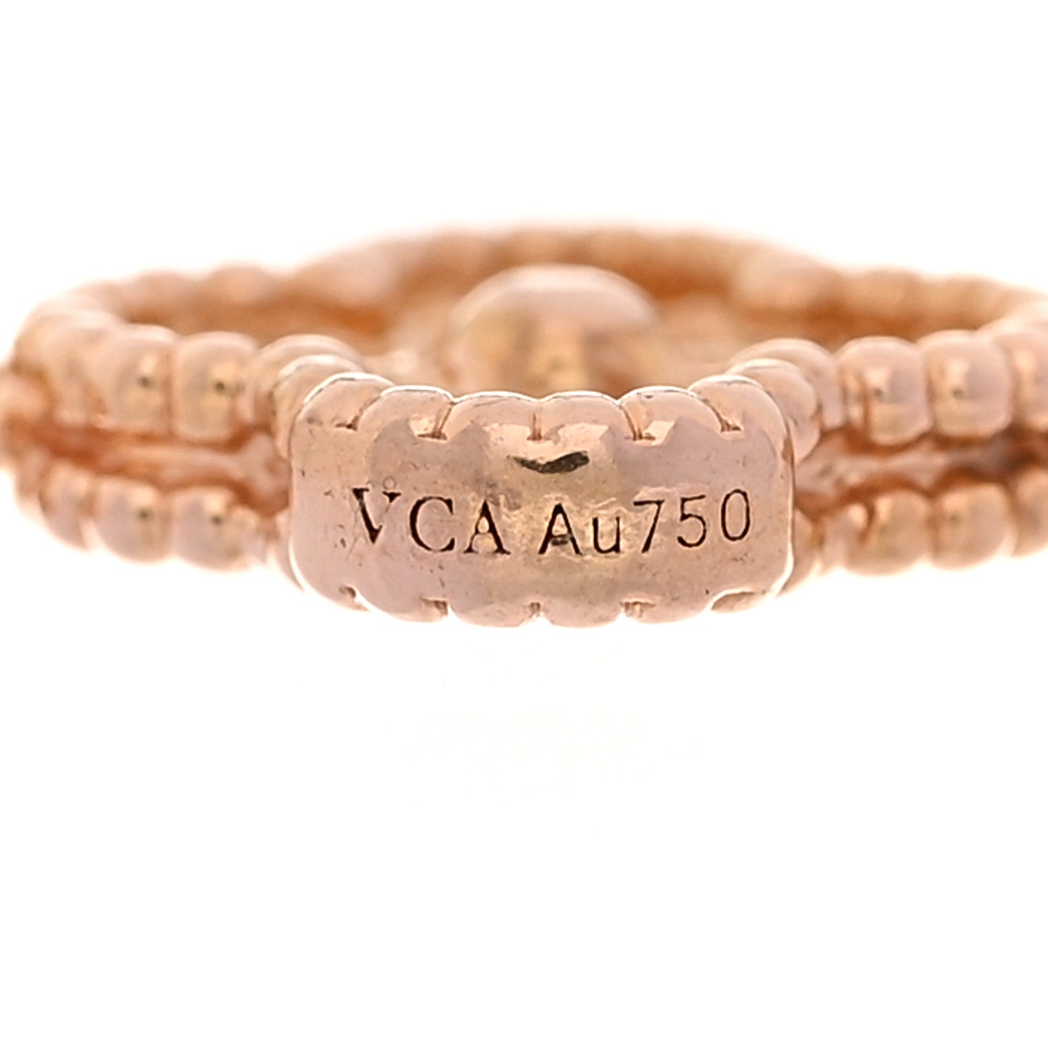 Van Cleef & Arpels 18K Rose Gold 6 Motifs Sweet Alhambra Bracelet 3 of 6
