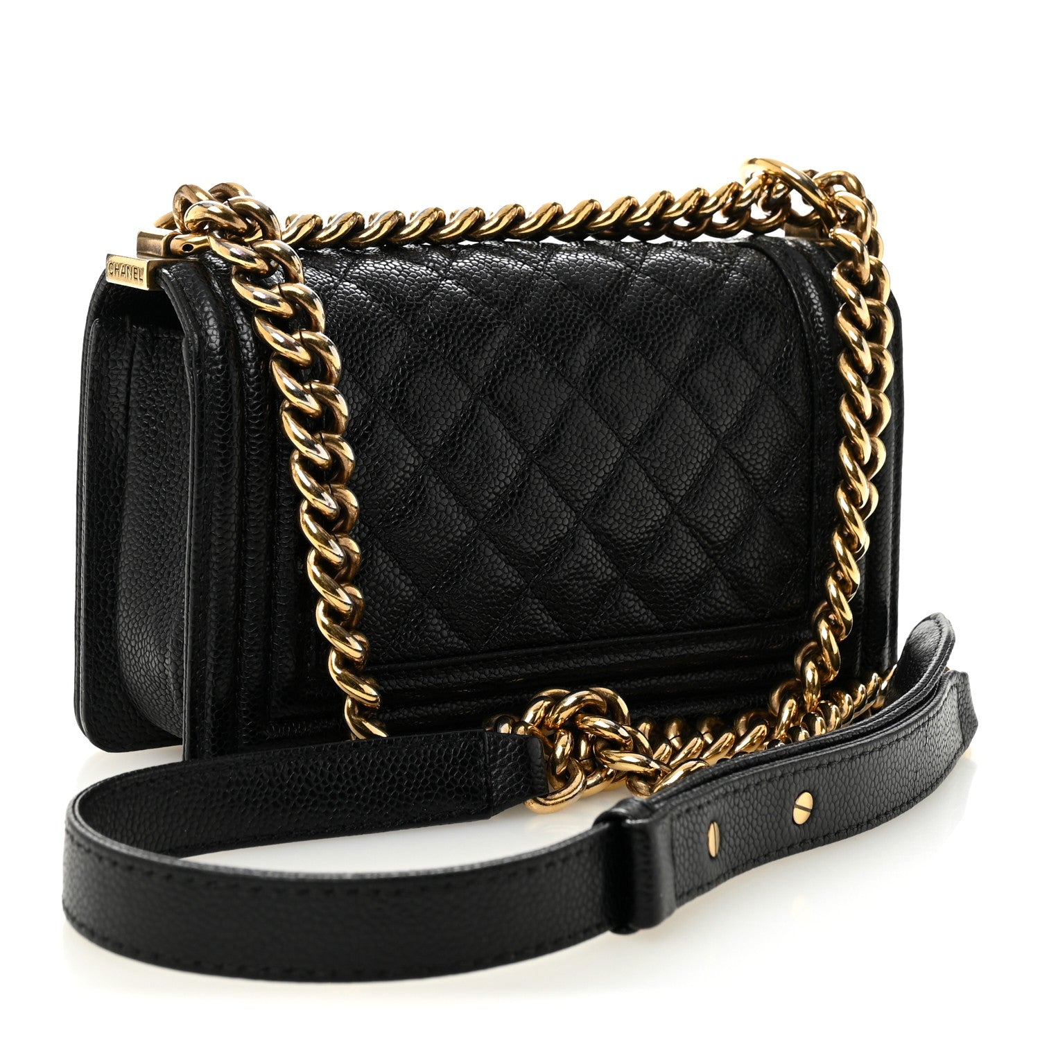 Chanel Caviar Quilted Small Boy Flap Black 3 of 11