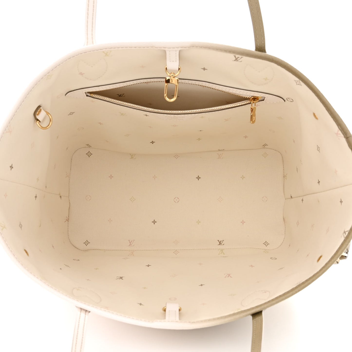 Monogram Giant Spring In The City Neverfull MM Sunset Kaki