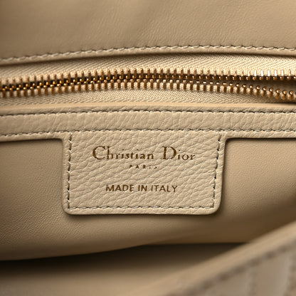 Christian Dior Grained Calfskin Cannage Small Caro Bag Beige 5 of 9