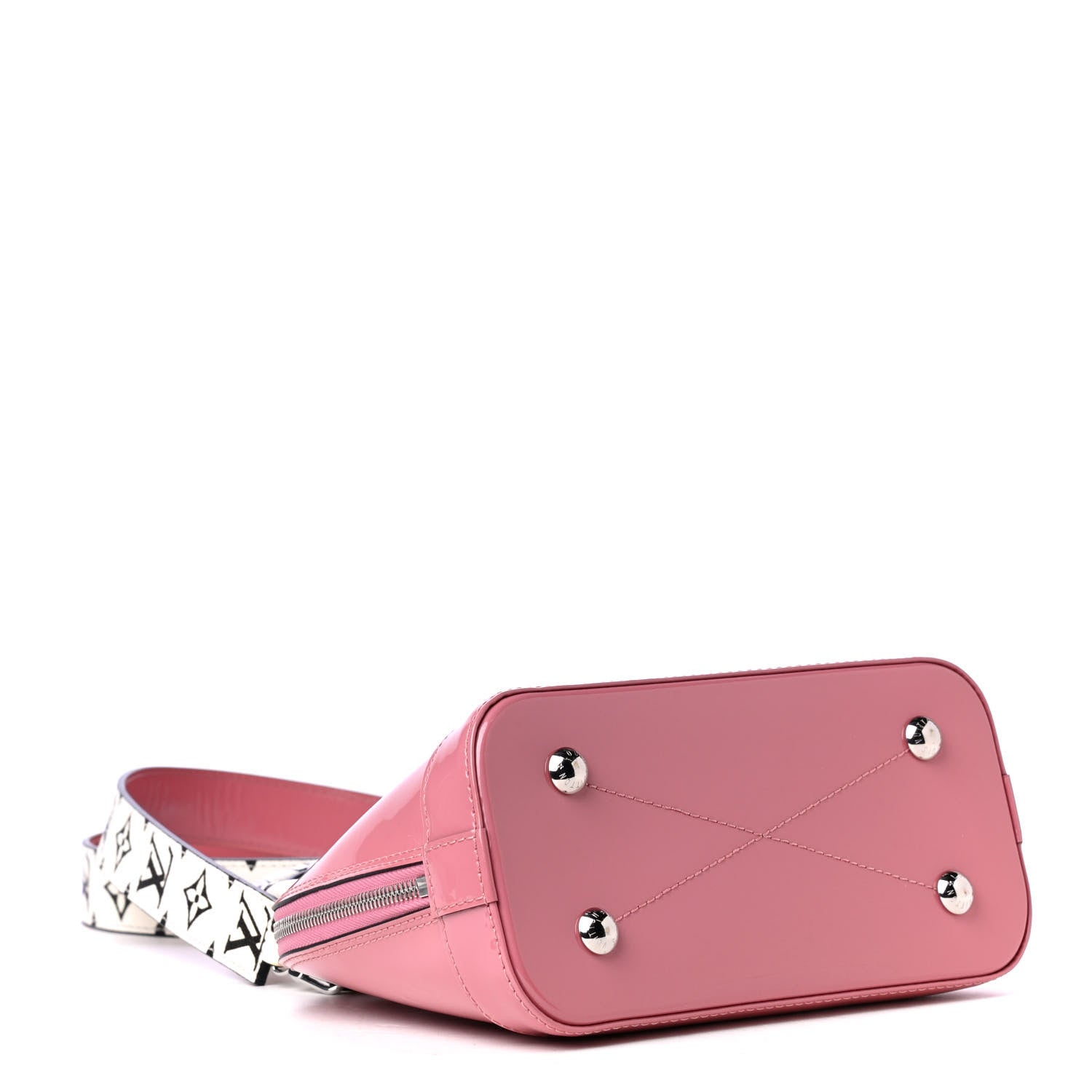Louis Vuitton Patent Monogram Alma BB Rose Blush 3 of 4