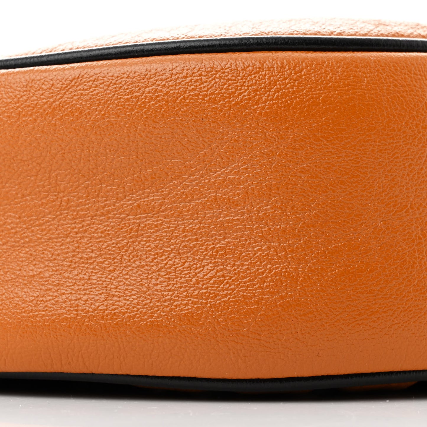 Azalea Calfskin Matelasse Diagonal Mini Torchon GG Marmont Round Shoulder Bag Cognac Black
