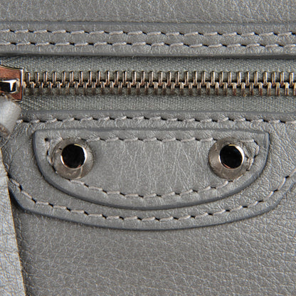 Balenciaga Veau Papier Sight Clutch Gris Metal 8 of 11