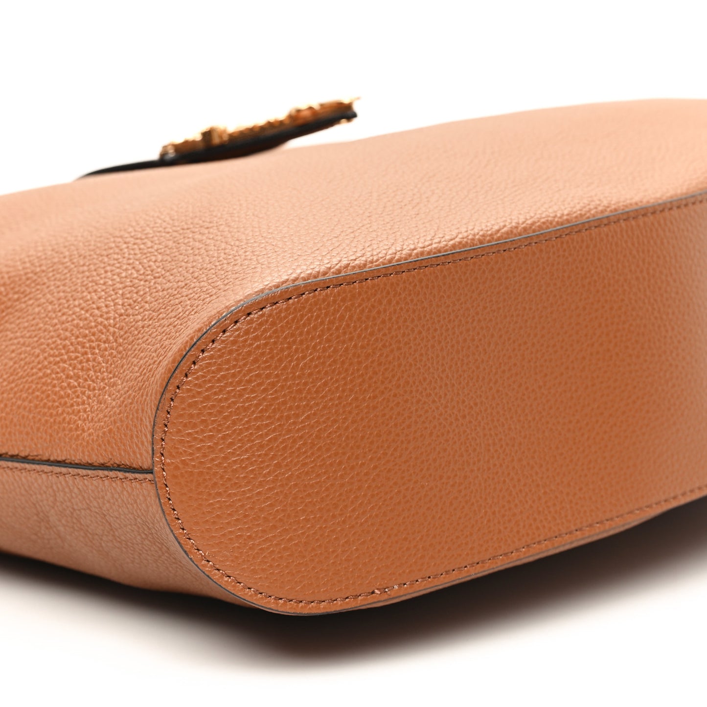 Grainy Calfskin Virtus Hobo Caramel