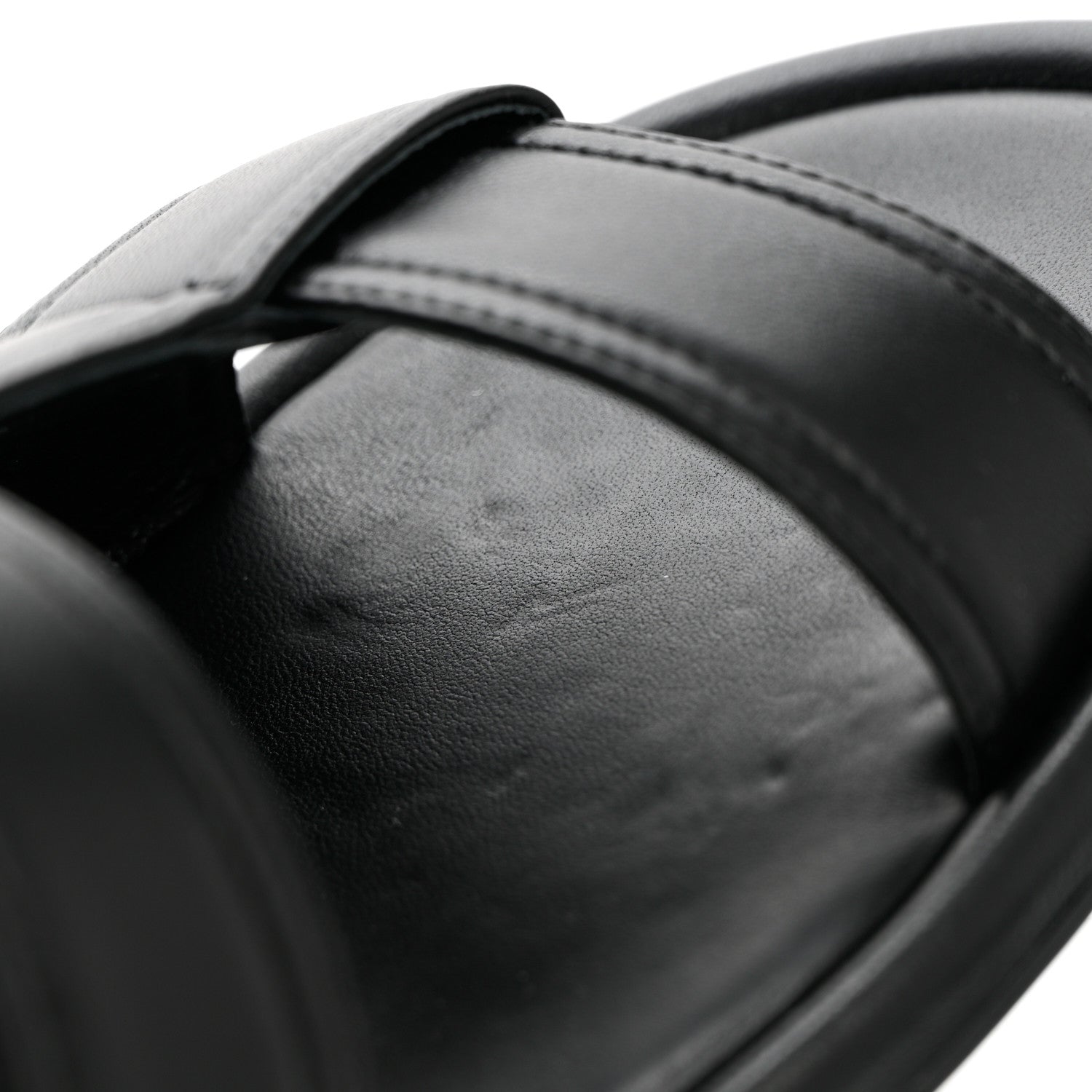 Christian Dior Lambskin Dior Ocean Flat Slingback Sandals 36 Black 11 of 11