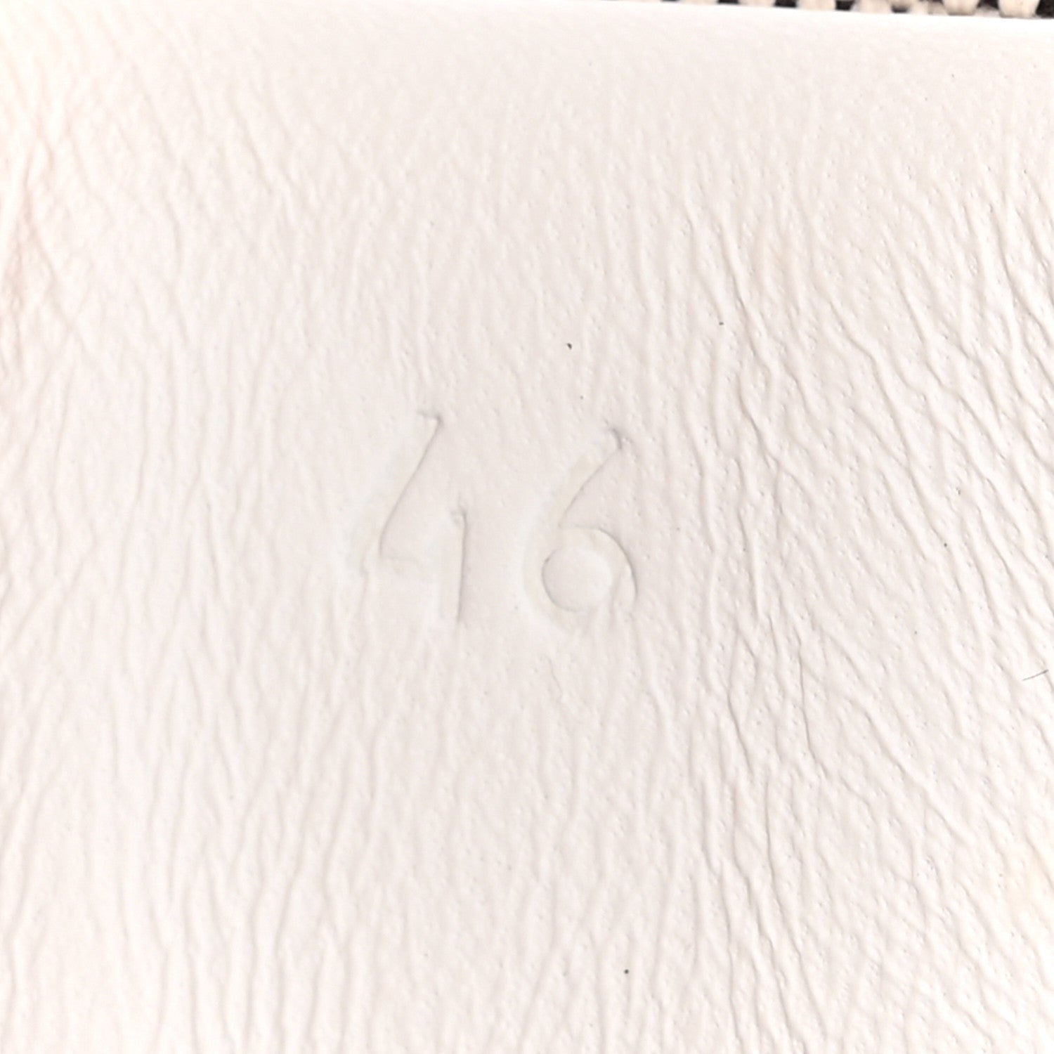 Hermes Calfskin Canvas Day Sneakers 46 White 9 of 10