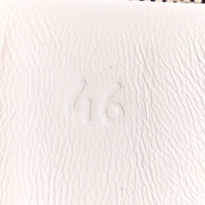 Hermes Calfskin Canvas Day Sneakers 46 White 9 of 10