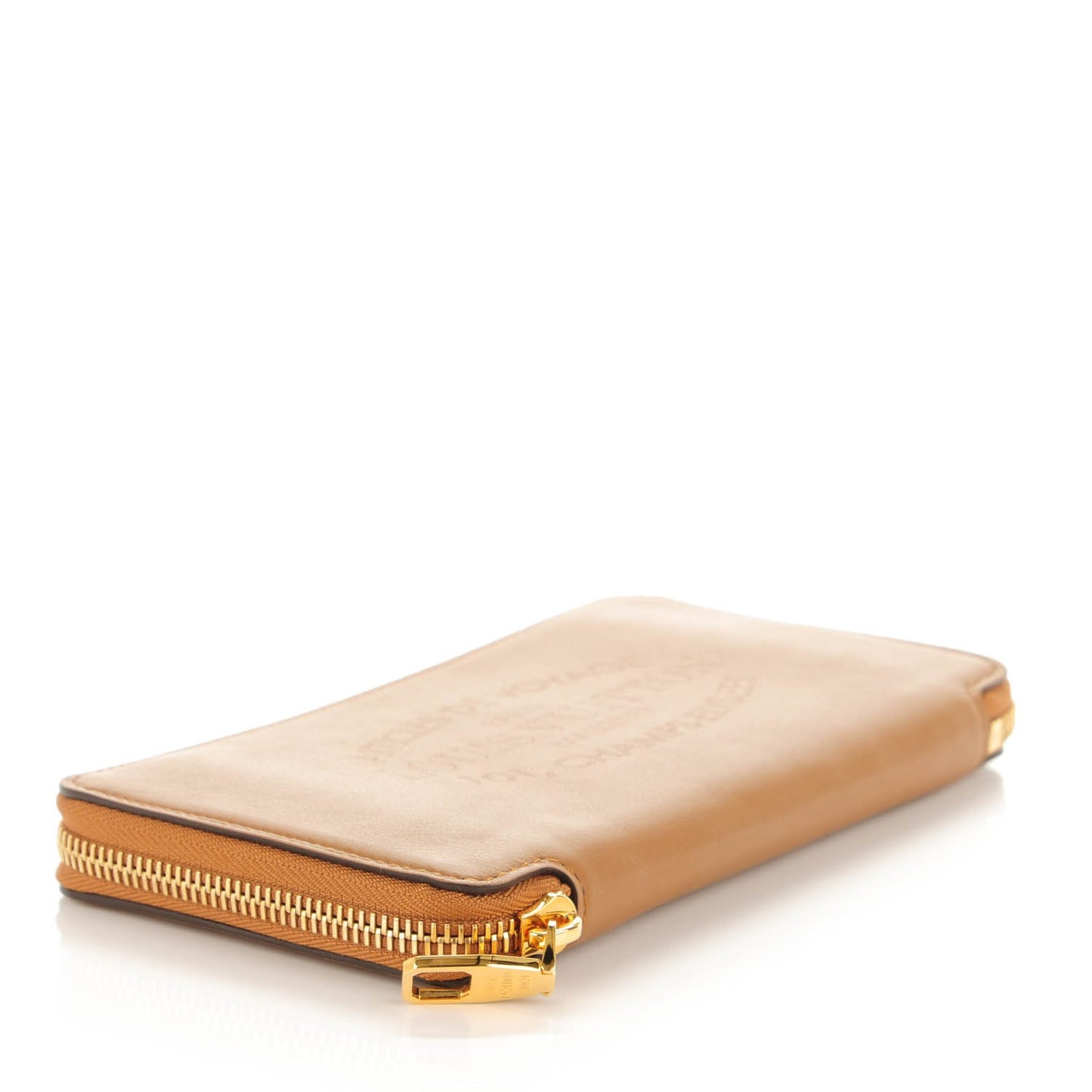 Veau Soie Iena Wallet Noisette