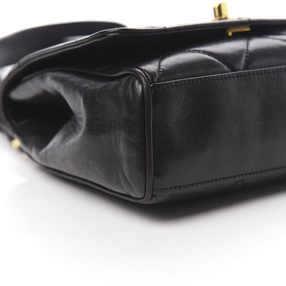 Chanel Lambskin Quilted CC Shoulder Bag Black 8 of 9