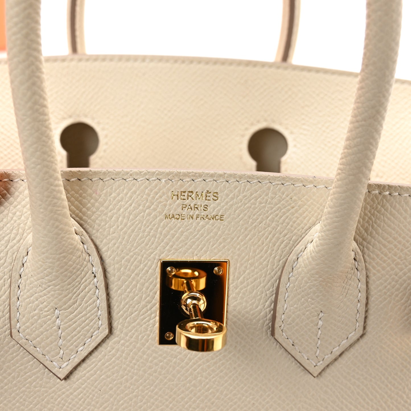 Epsom Birkin Sellier 25 Craie