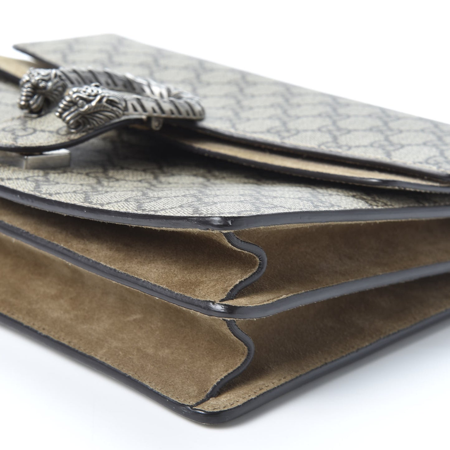 GG Supreme Monogram Medium Dionysus Shoulder Bag Taupe