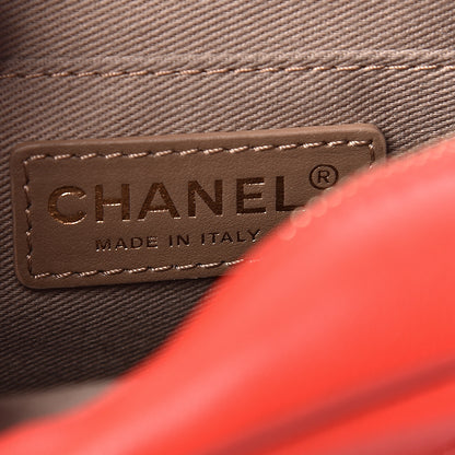 Chanel Goatskin Quilted Small Casual Trip Camera Case Red 6 of 11