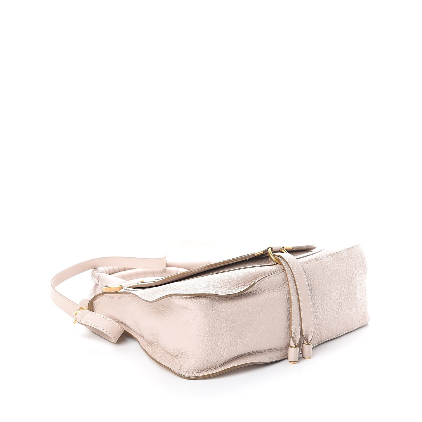 Calfskin Medium Marcie Satchel Abstract White