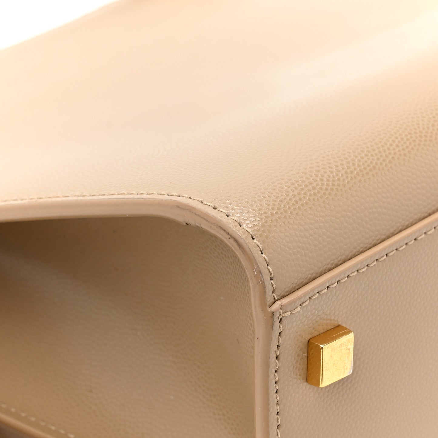 Grain De Poudre Medium Uptown Tote Dark Beige