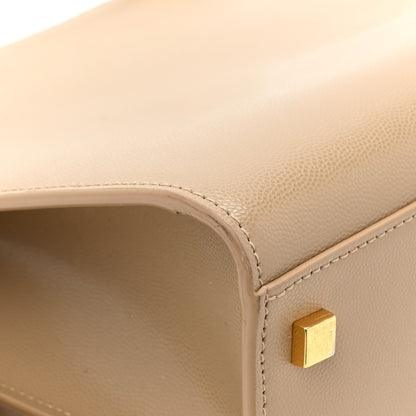 Saint Laurent Grain De Poudre Medium Uptown Tote Dark Beige 18 of 19