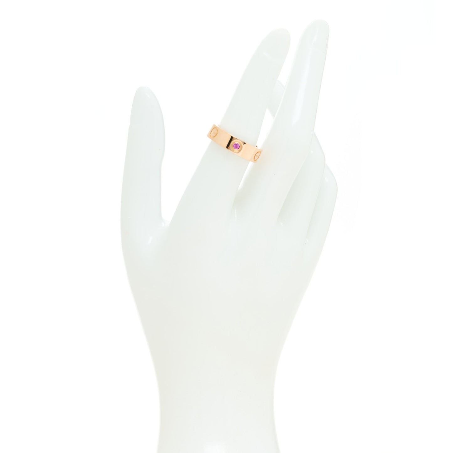 18K Pink Gold 5.5mm LOVE Ring 53 6.5