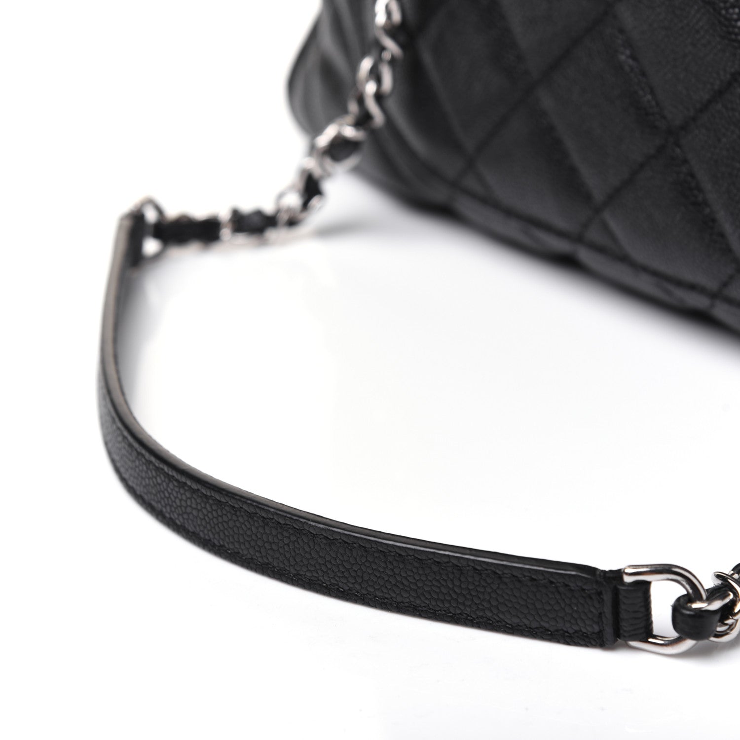 Chanel Caviar Quilted Urban Companion Top Handle Shopping Tote Black 23 of 23