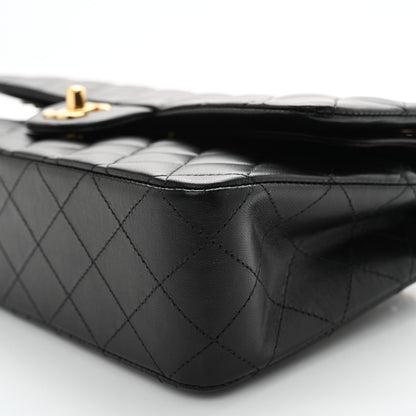 Chanel Lambskin Quilted Medium Double Flap Black 10 of 11