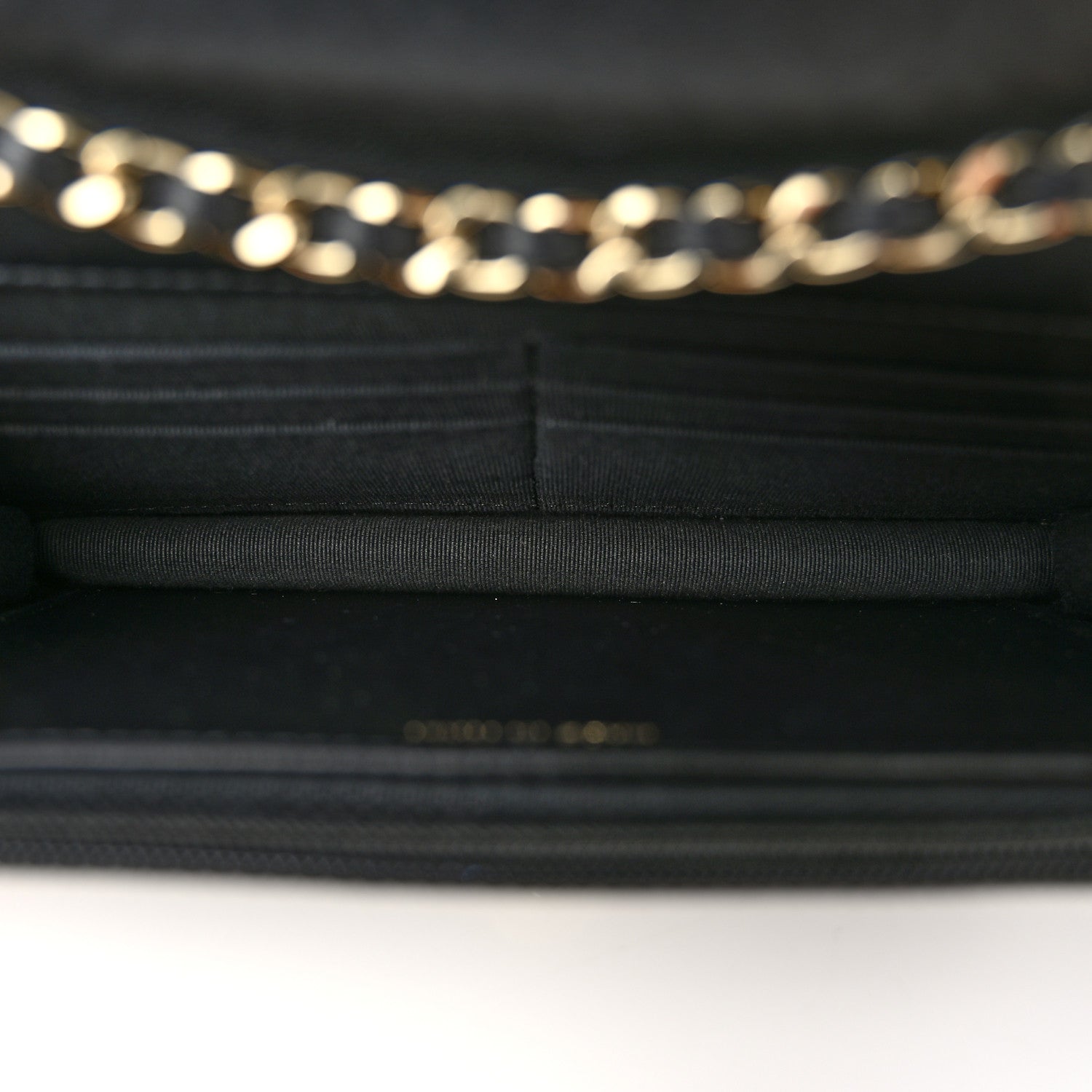 Chanel Lambskin Quilted Trendy CC Wallet On Chain WOC Black 5 of 12