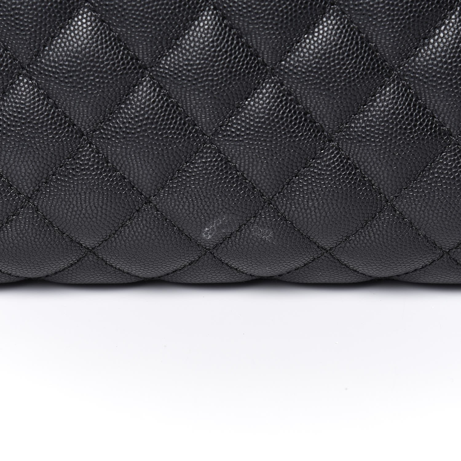 Chanel Caviar Lizard Quilted Large Coco Handle Flap Black 9 of 9