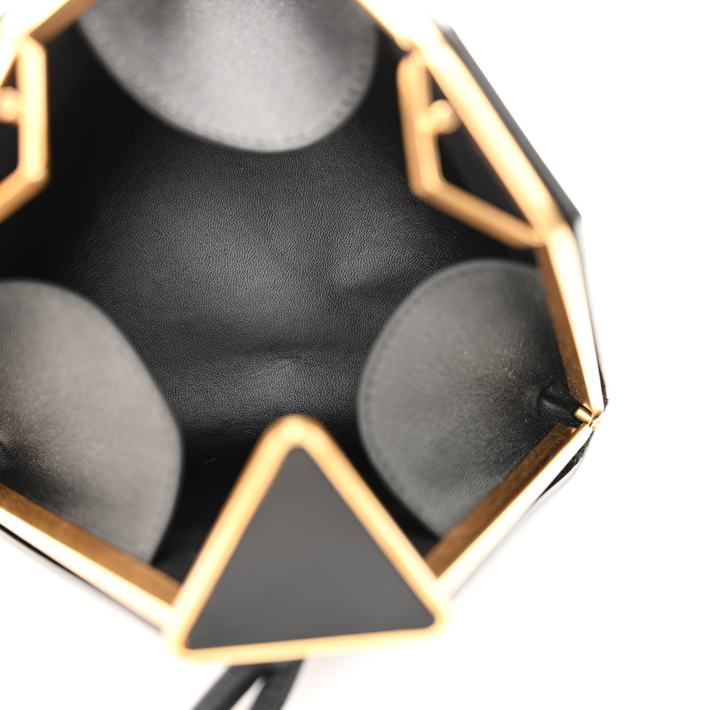 Calfskin Pyramid Bag Black