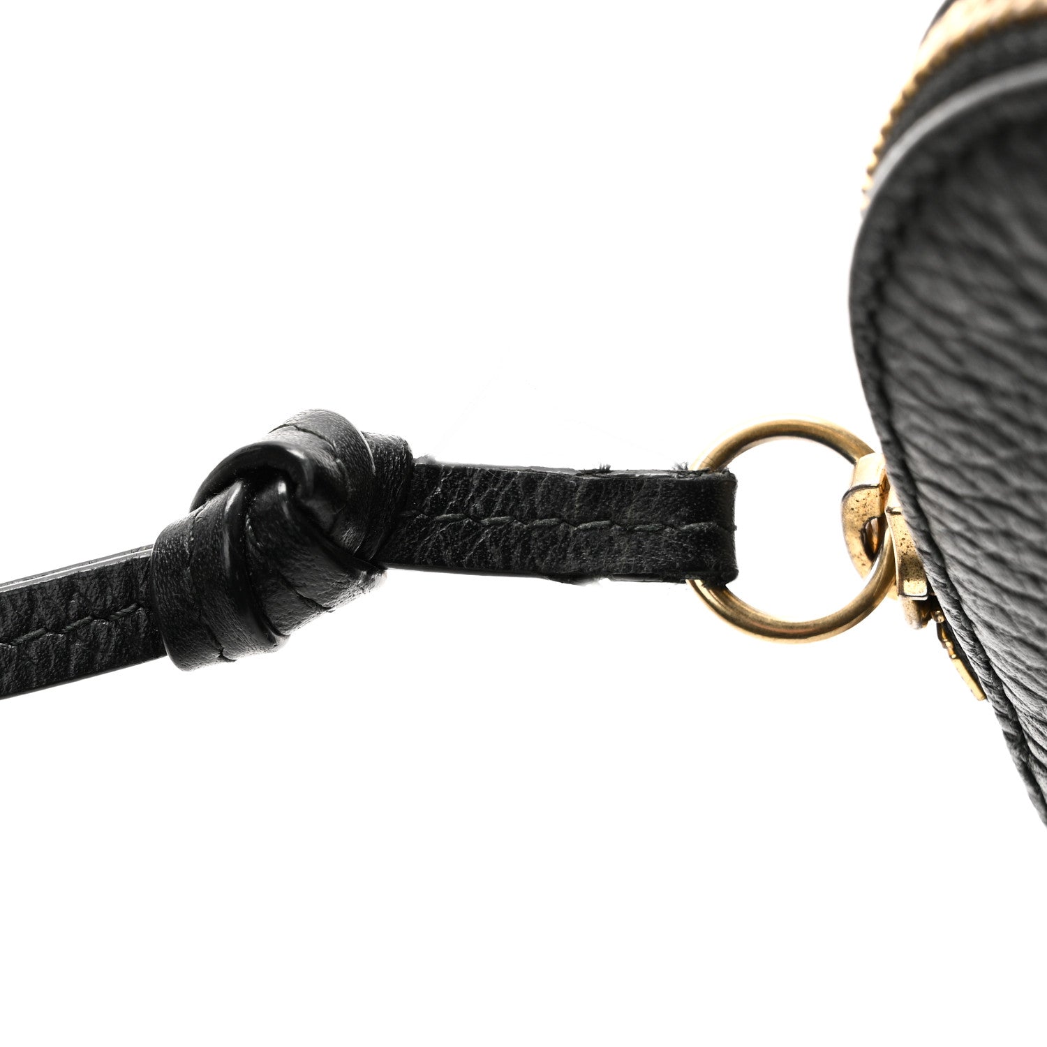 Gucci Grained Calfskin Sylvie Web Kingsnake Small Camera Bag Black Multicolor 12 of 12