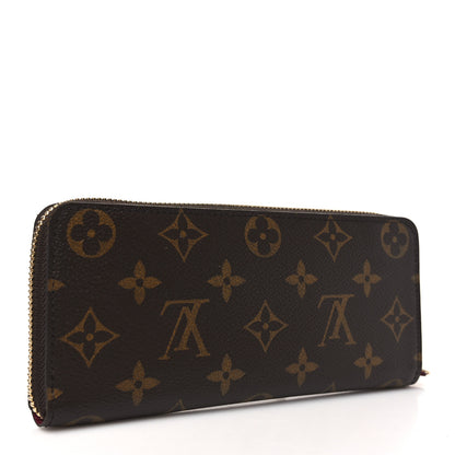 Louis Vuitton Monogram Clemence Wallet Fuchsia 3 of 9