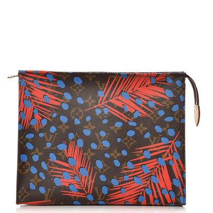 Louis Vuitton Monogram Jungle Dots Toiletry Pouch 26 Coquelicot Denim 1 of 8