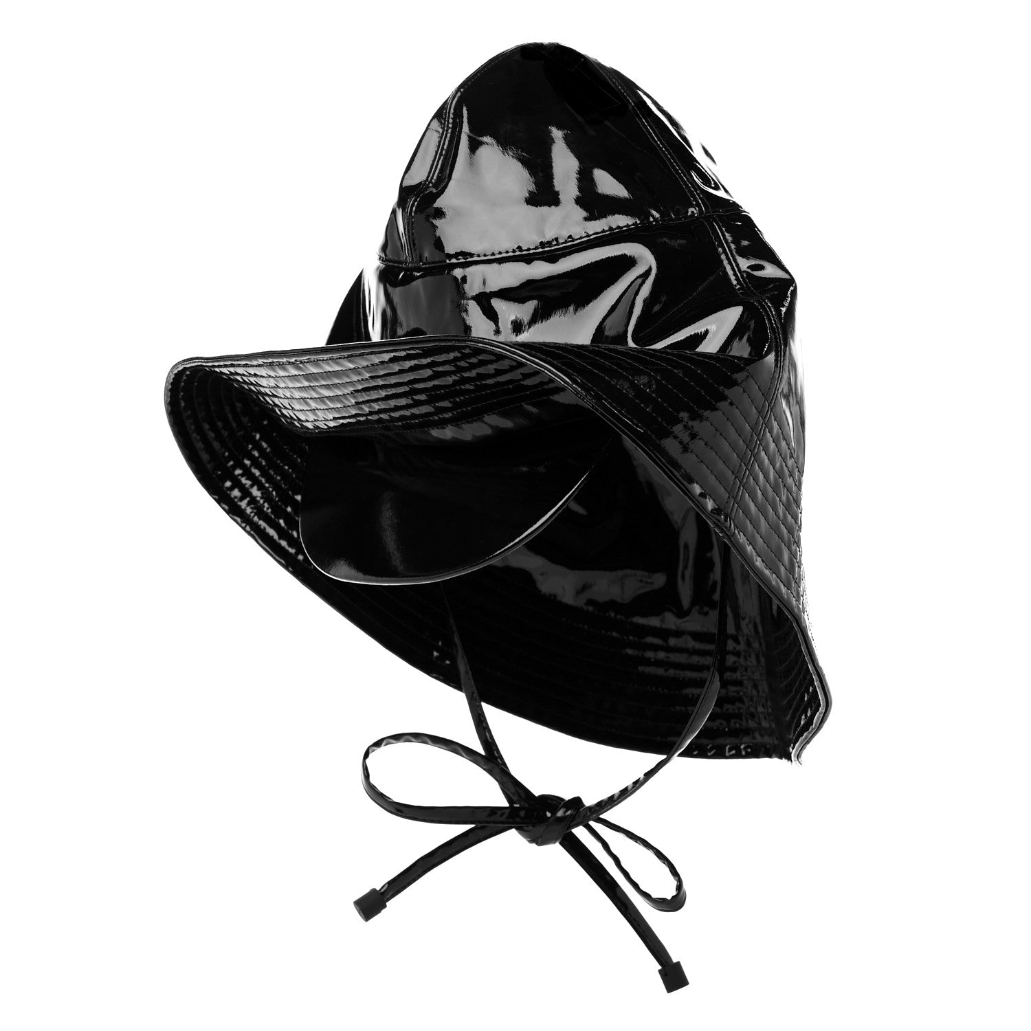 Burberry Vinyl Logo Rain Hat S Black 8 of 14