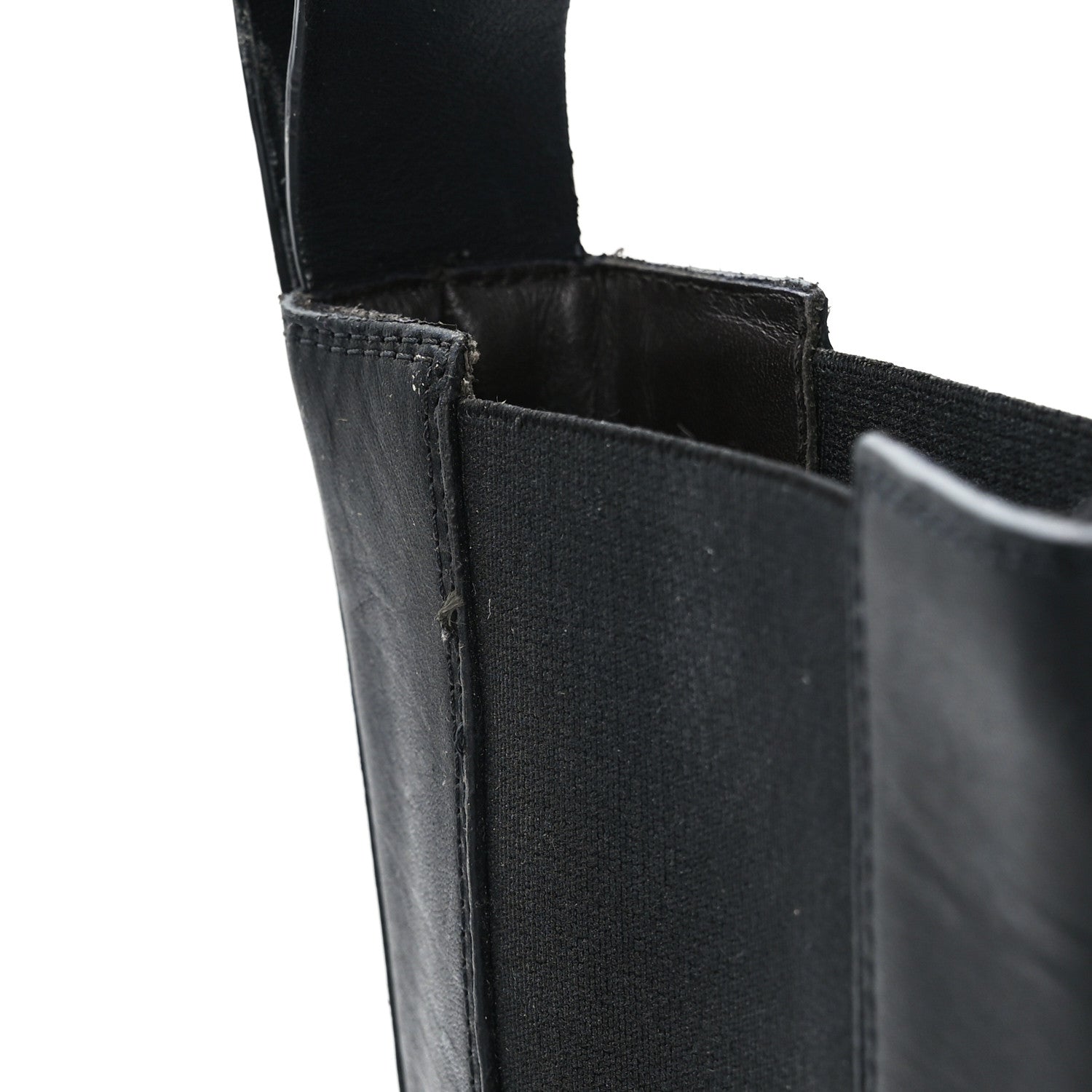 Bottega Veneta Calfskin The Tire Chelsea Boots 38 Black Camping 10 of 10