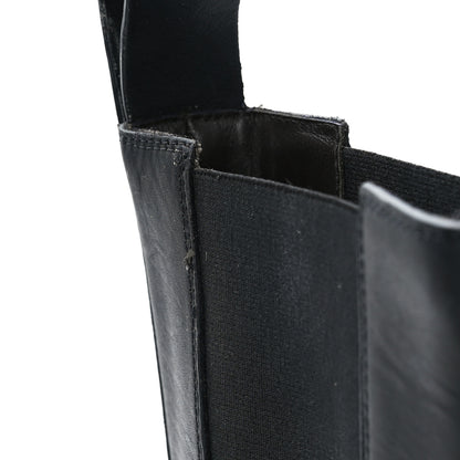 Bottega Veneta Calfskin The Tire Chelsea Boots 38 Black Camping 10 of 10