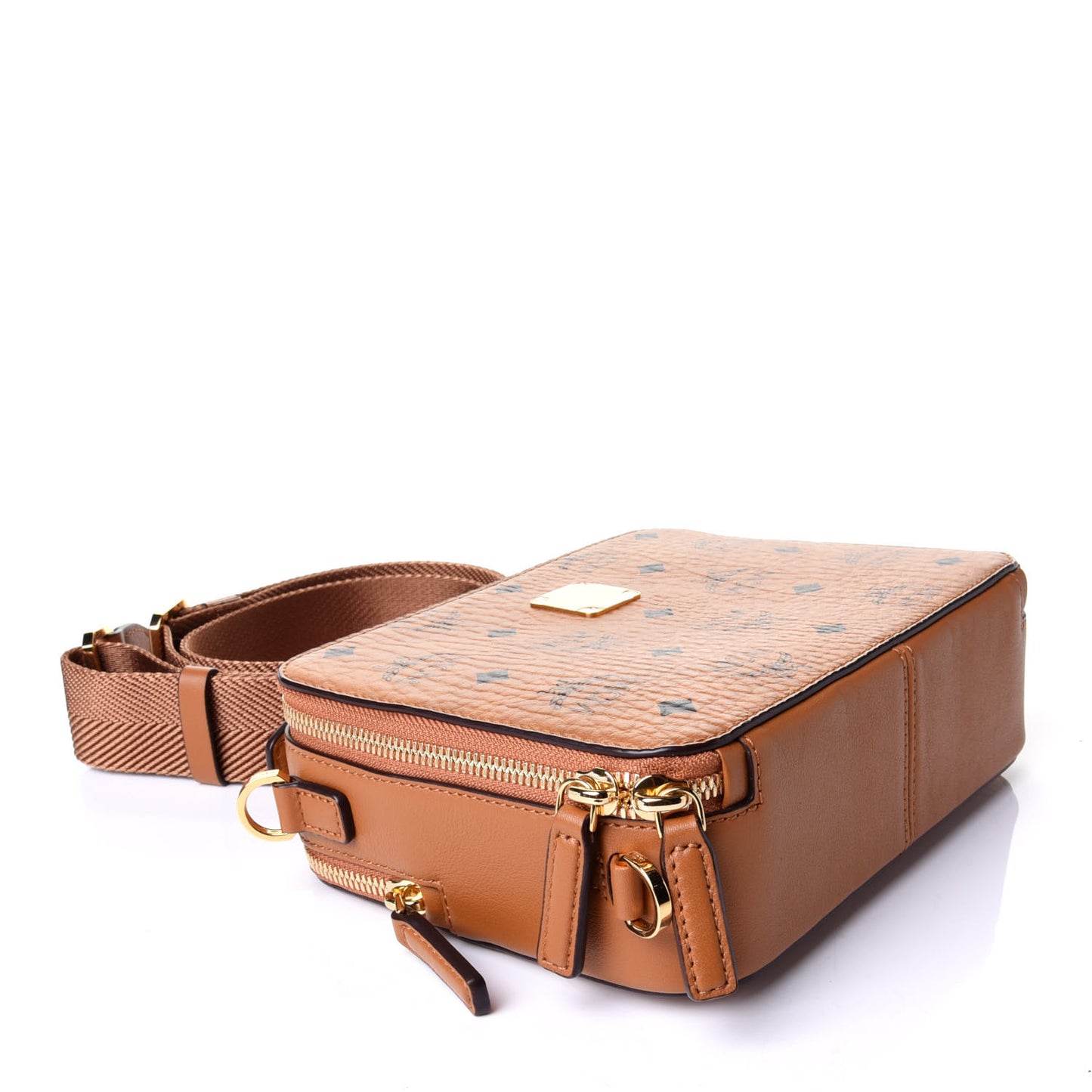 Visetos Small Klassik Box Bag Cognac