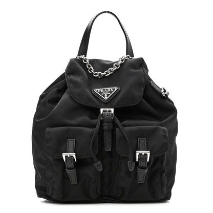 Prada Nylon Vela Mini Crossbody Backpack Black 1 of 10