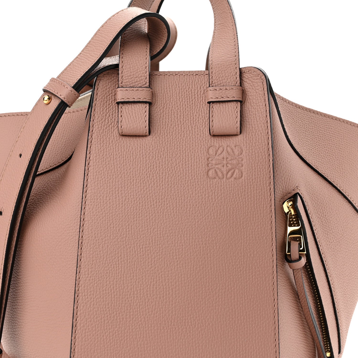 Loewe Calfskin Small Hammock Shoulder Bag Dark Blush 8 of 10