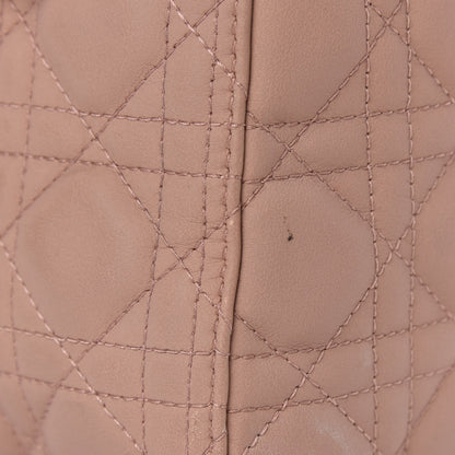 Christian Dior Ultra Matte Calfskin Cannage Medium Lady Dior Beige 14 of 16