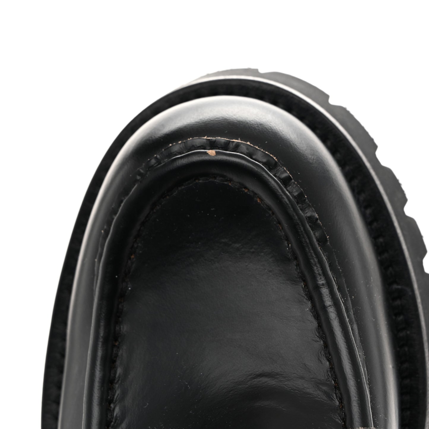 Cordovan Lux Womens Harald Horsebit 25mm Platform Loafers 36 38 Black