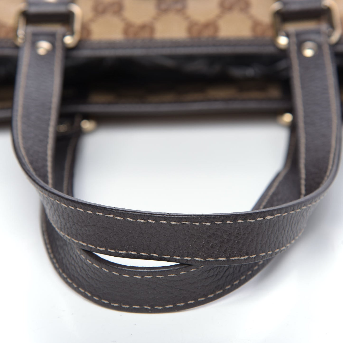 Crystal Monogram Joy Tote Dark Brown