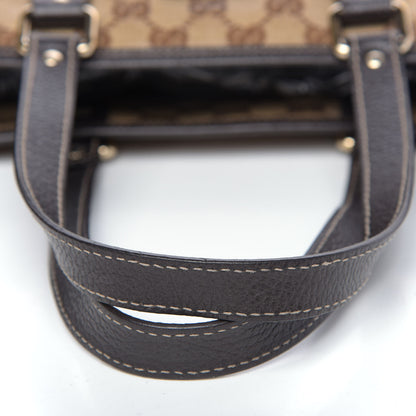 Gucci Crystal Monogram Joy Tote Dark Brown 10 of 13