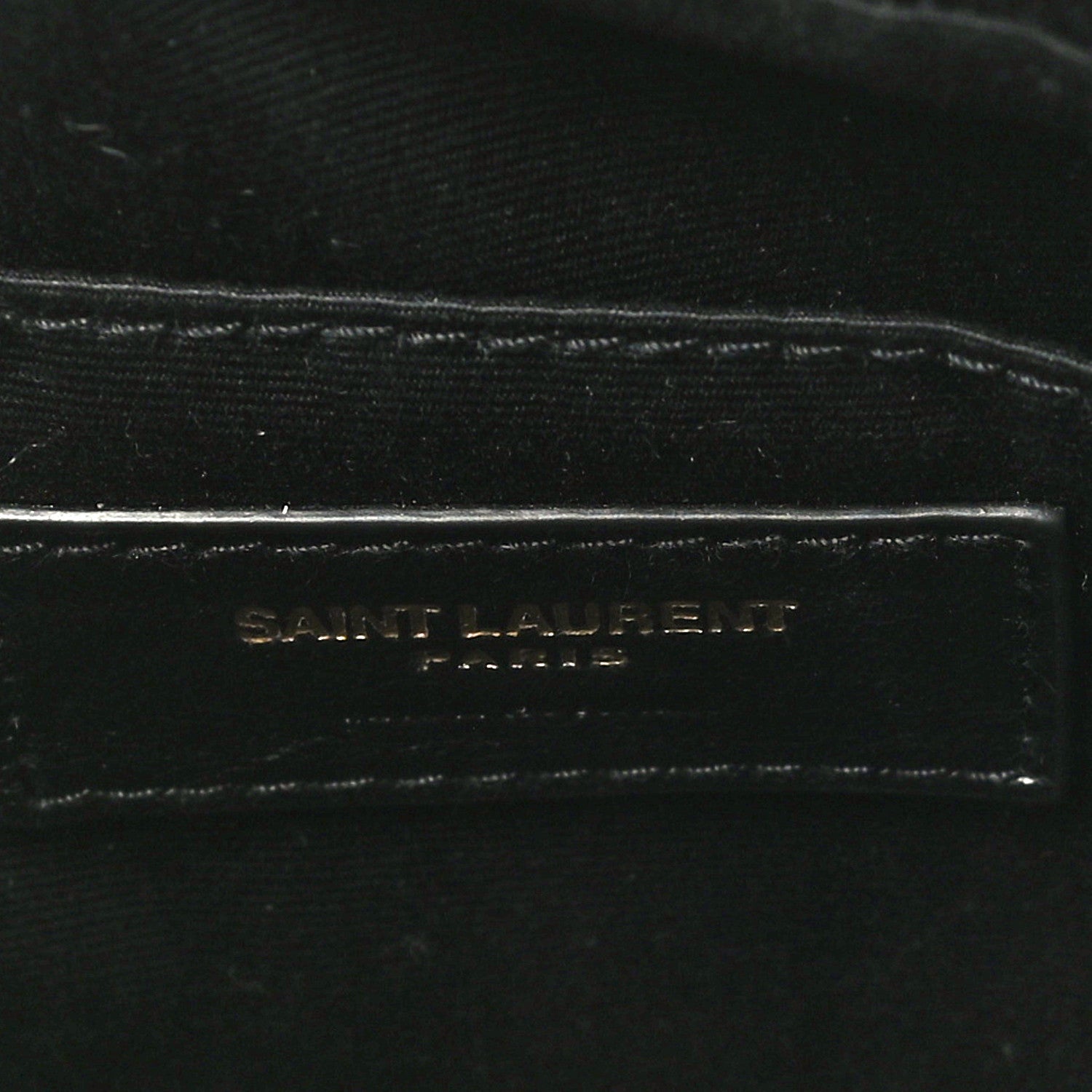 Saint Laurent Calfskin Matelasse Monogram Lou Camera Bag Black 5 of 10