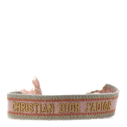 Christian Dior Woven Cotton J'Adior Friendship Bracelet Nude Multicolor 1 of 3