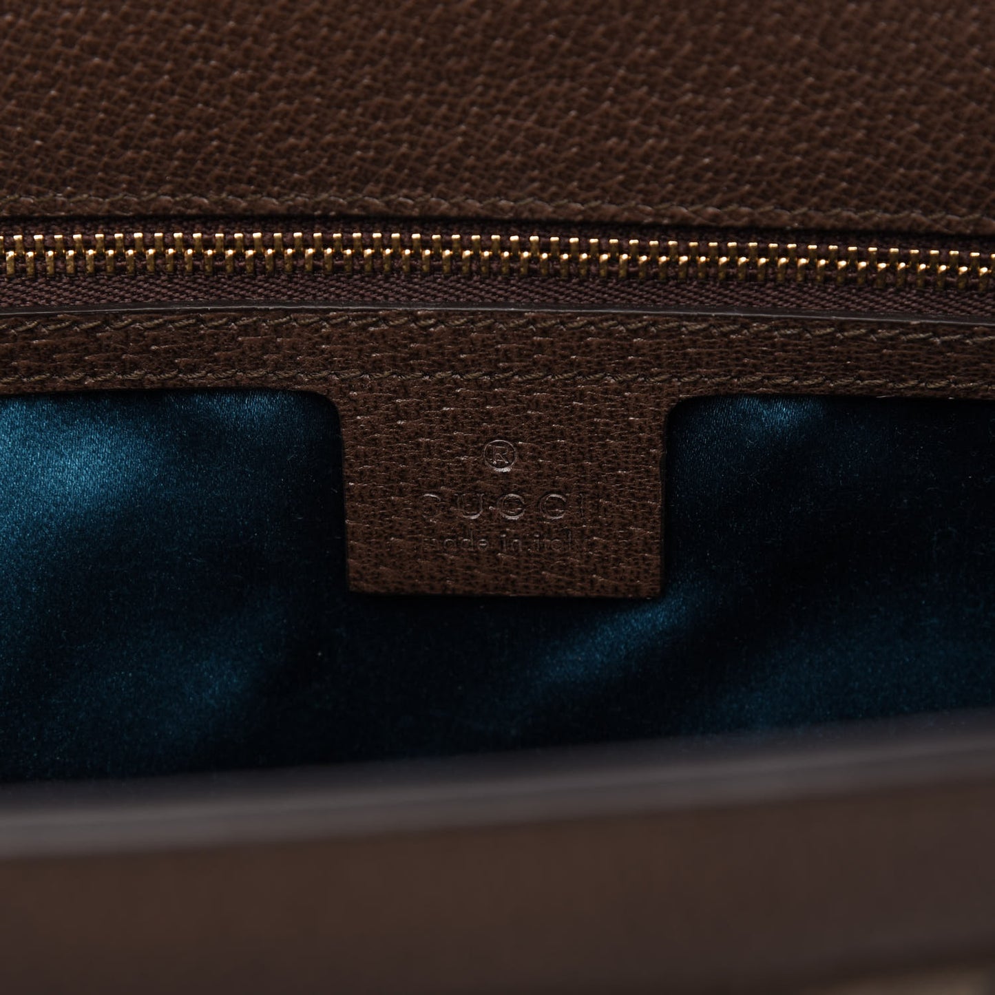 GG Supreme Monogram Web Medium Ophidia Chain Shoulder Bag Brown