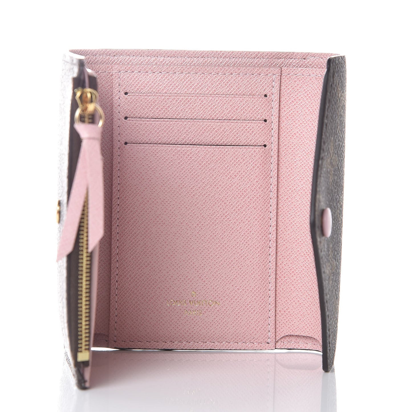 Monogram Victorine Wallet Rose Ballerine