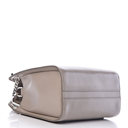 Chloe Shiny Calfskin Mini Annie Shoulder Bag Motty Grey 4 of 10