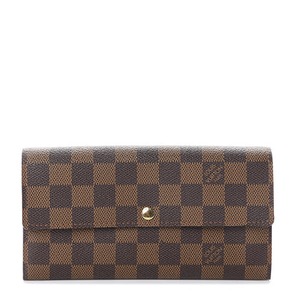 Louis Vuitton Damier Ebene Sarah Wallet 1 of 5