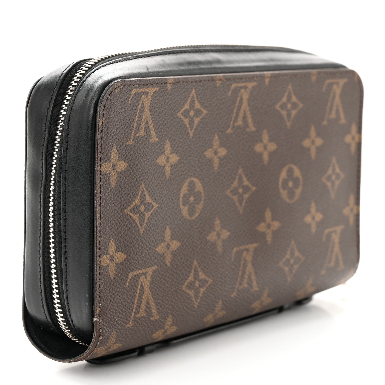 Louis Vuitton Monogram Macassar Zippy XL Wallet 2 of 10