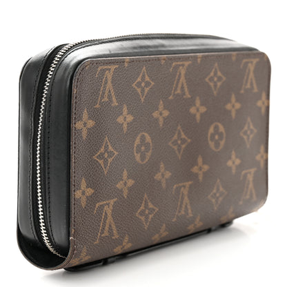 Louis Vuitton Monogram Macassar Zippy XL Wallet 2 of 10
