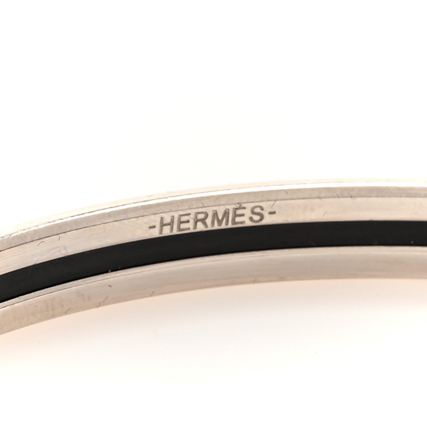 Hermes Enamel Extra Narrow Uni Bracelet 70  Rose Velours 4 of 5