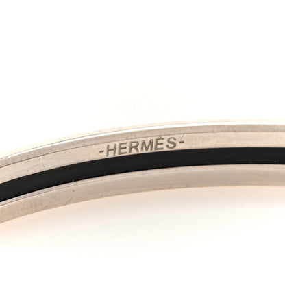 Hermes Enamel Extra Narrow Uni Bracelet 70  Rose Velours 4 of 5