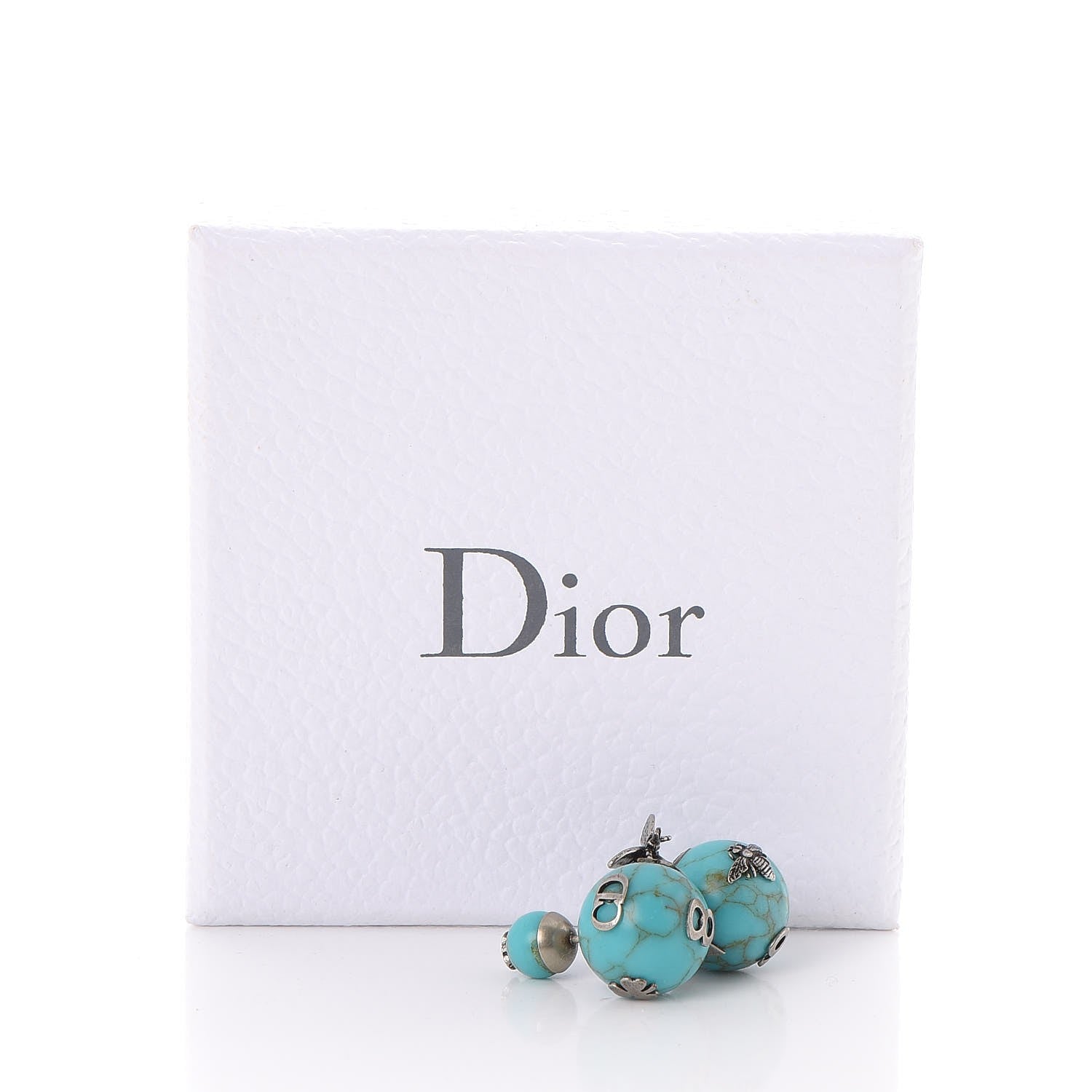 Christian Dior Mise En Dior Tribal Earrings Turquoise 6 of 6