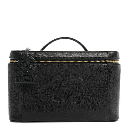 Chanel Caviar Timeless CC Vanity Case Black 1 of 10